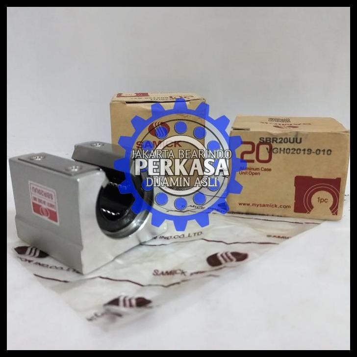 GRATIS ONGKIR SBR20UU / SBR 20 UU / SBR 20UU LINEAR BUSHING MERK SAMICK KOREA 