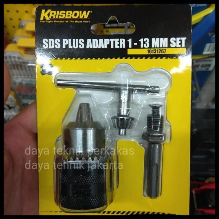 TERMURAH ADAPTOR KEPALA BOR SDS PLUS 13MM KRISBOW - SAMBUNGAN KEPALA KRISBOW 