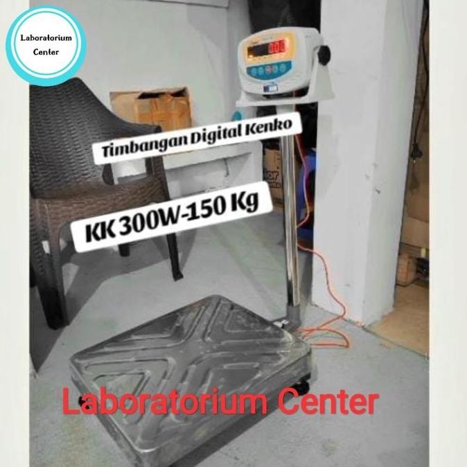 new  Timbangan 150kg Digital KK-300W KENKO - Timbangan Digital 150 kg Kenko