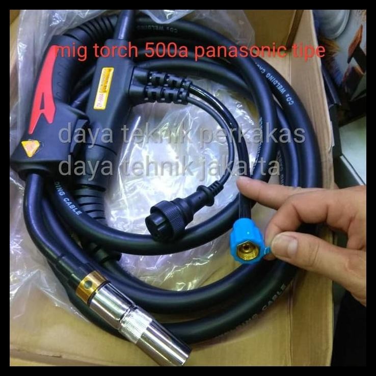 TERBARU MIG TORCH 500 A 400MM PANASONIC - STANG MESIN LAS MIG 500A TYPE PANASO 