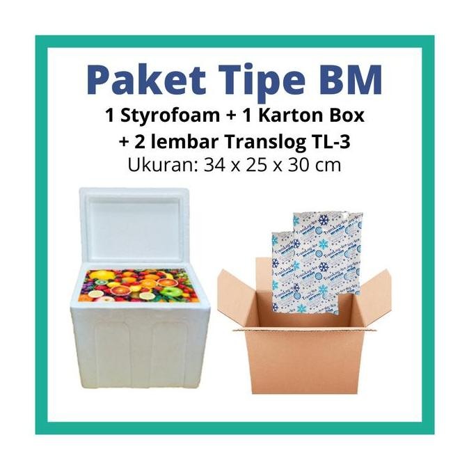 

new !!! Paket Styrofoam Kapasitas Besar / Delivery Box Sterofoam Karton Icegel