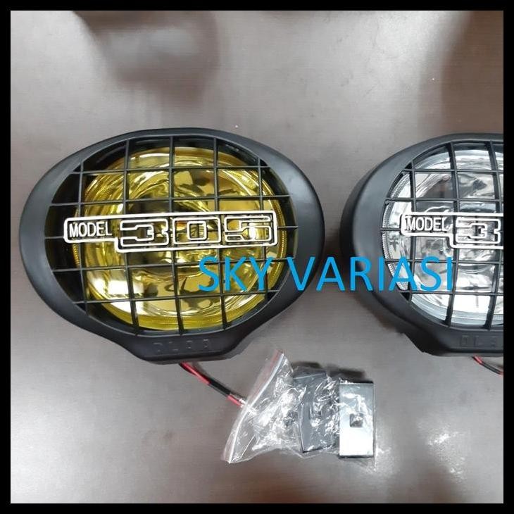 TERMURAH FOG LAMP FOGLAMP LAMPU TEMBAK MOBIL UNIVERSAL TYPE 305 