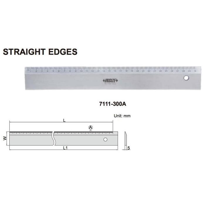 

new !!! Penggaris Besi Straight Edge 1000mm Insize 7111-1000A