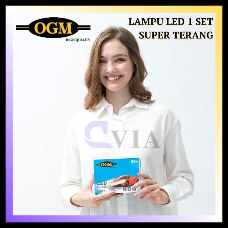 GRATIS ONGKIR OGM - LAMPU LED MOBIL TOYOTA VIOS 2003-2007 HIGH TECHNOLOGY 50W 6000K 