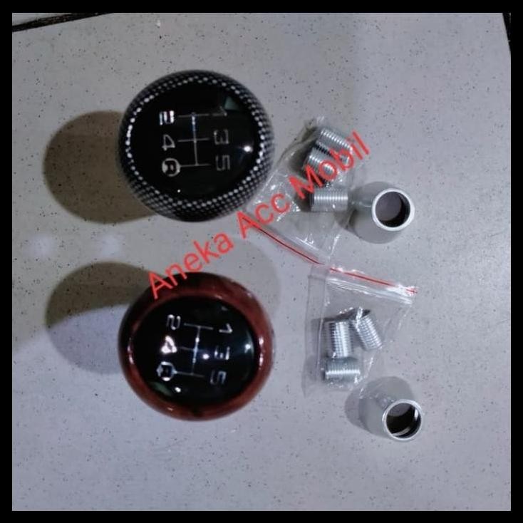 TERBARU GEAR SHIFT KNOB MANUAL CARBON AGYA AYLA 