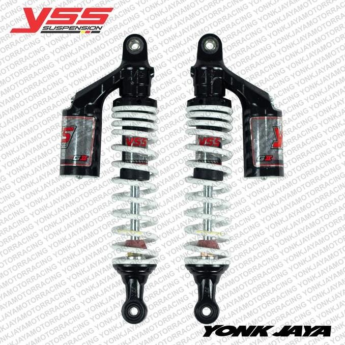 SHOCK YSS ABSORBER G2 RC302-340T-15-82-X 340MM SHOGUN/SMASH BLACK/WHITE