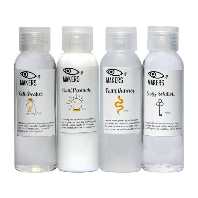 

Makers Professional Acrylic Pouring Paint Set Mini