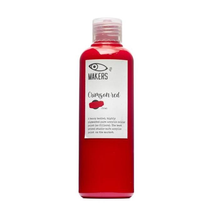 

Crimson Red Acrylic Paint 250Ml