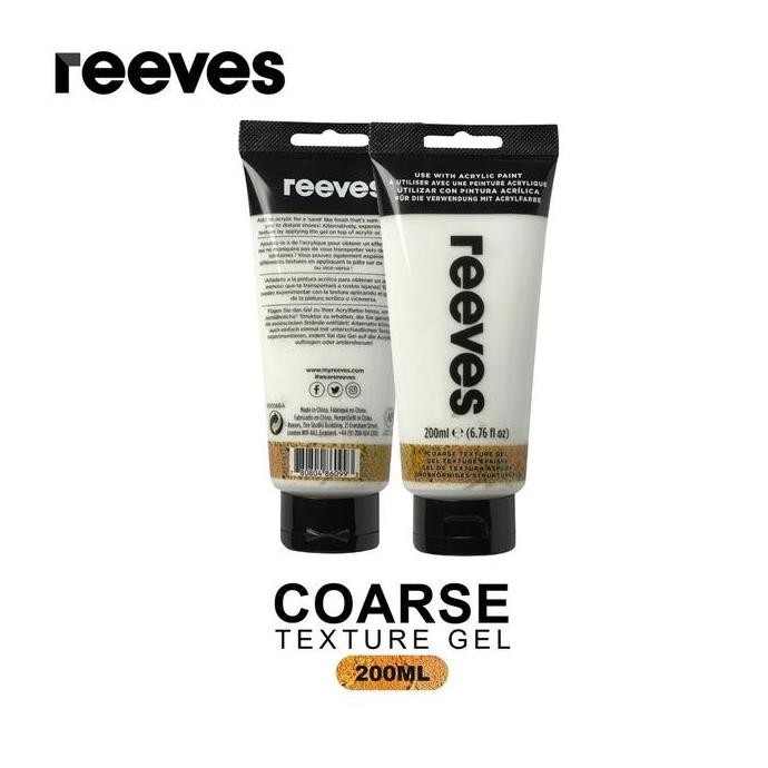 

Reeves Coarse Texture Gel/Cat Acrylic Tekstur Pasir 200 Ml