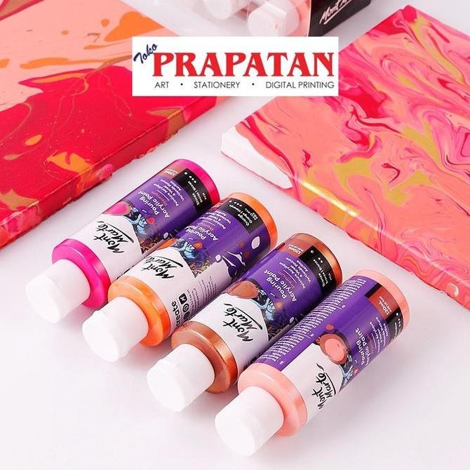 

Mont Marte Pouring Acrylic Paint Set 4 Pcs 120Ml