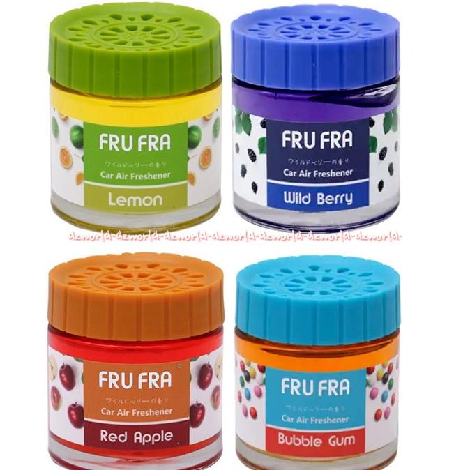 Fru Fra Car Air Freshener Fruity Party Pewangi Parfum Mobil Wangi Aroma Buah Red Bubble Gum Lemon Wi