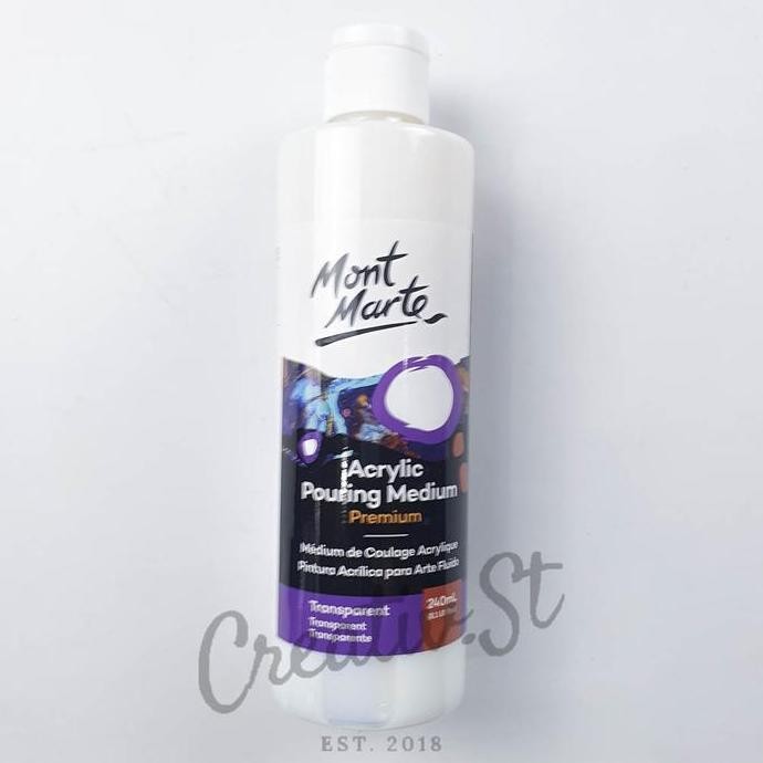 

Mont Marte Acrylic Pouring Medium 240 Ml Cairan Pengencer Cat Akrilik