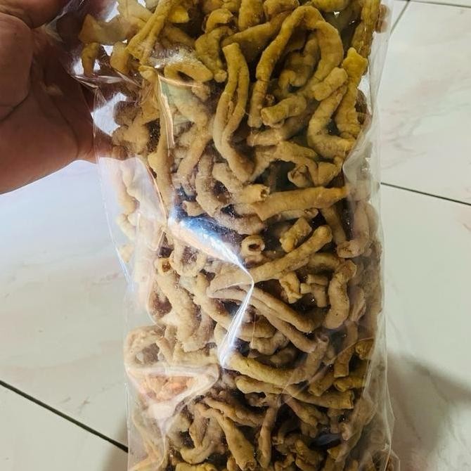 

Kripik Usus Original Premium Ukuran 1/2 Kg Atau 500Gram Keripik Snack Makanan Ayam Crispy Cemilan