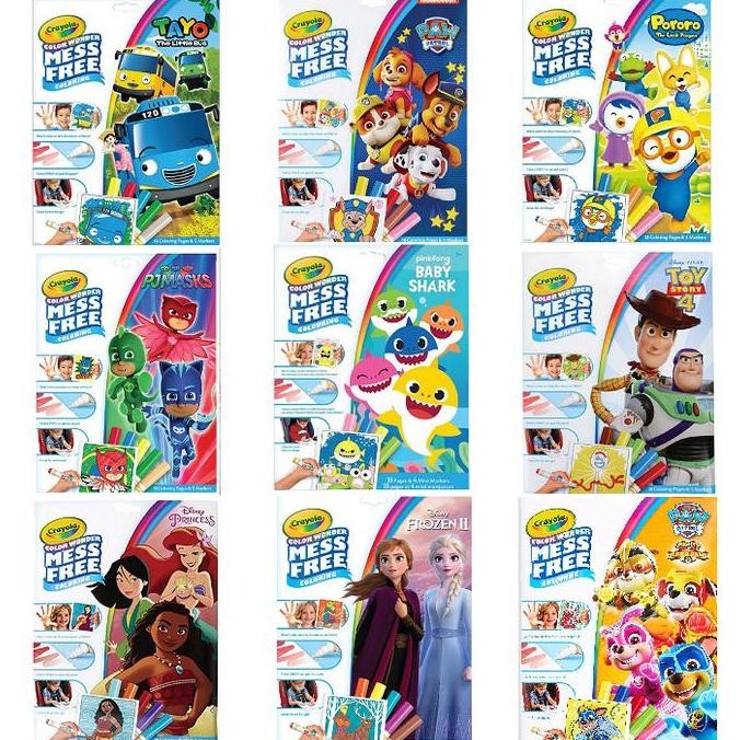 

Crayola Color Wonder Mess Free Coloring Pages & Markers