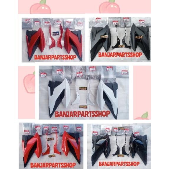 SHROUD CB150R LED V3 SET PANEL SAYAP TANGKI LUAR CB150R LED V3 COVER TANGKI CB150R V3 ORINAL HONDA
