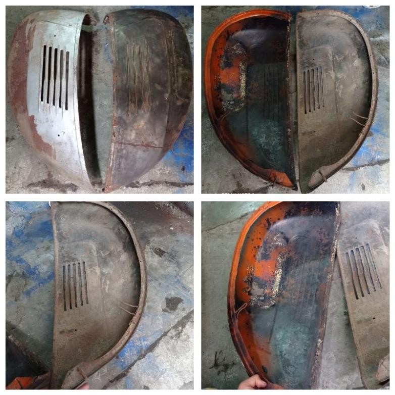 Tepong dop kanan kiri vespa super orinal cabutan