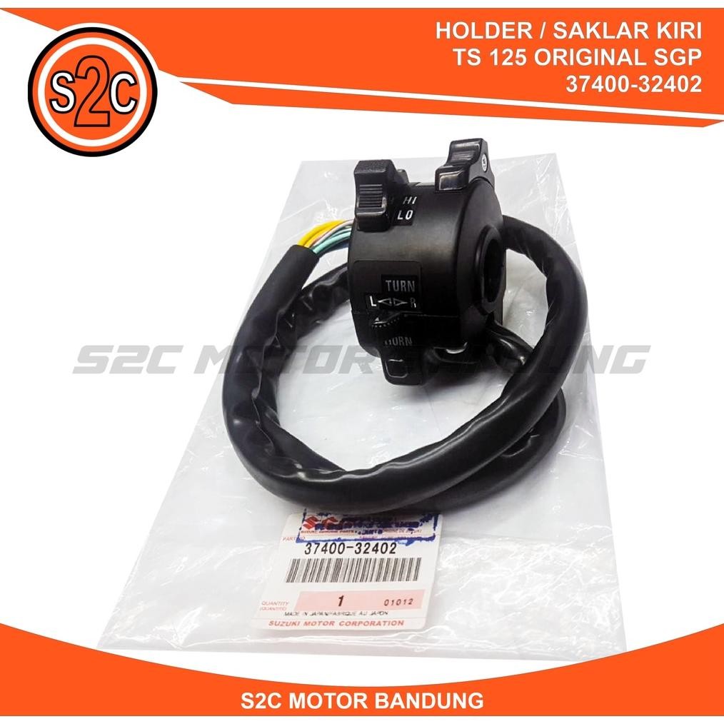 HOLDER SAKLAR KIRI TS 125 TS125 ORINAL SGP JEPANG 37400-32402-