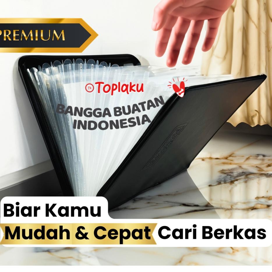 

Map Expanding File 13 Sekat Kulit Anti Air Tas Dokumen Keeper F4 Document File Tempat Berkas Penting