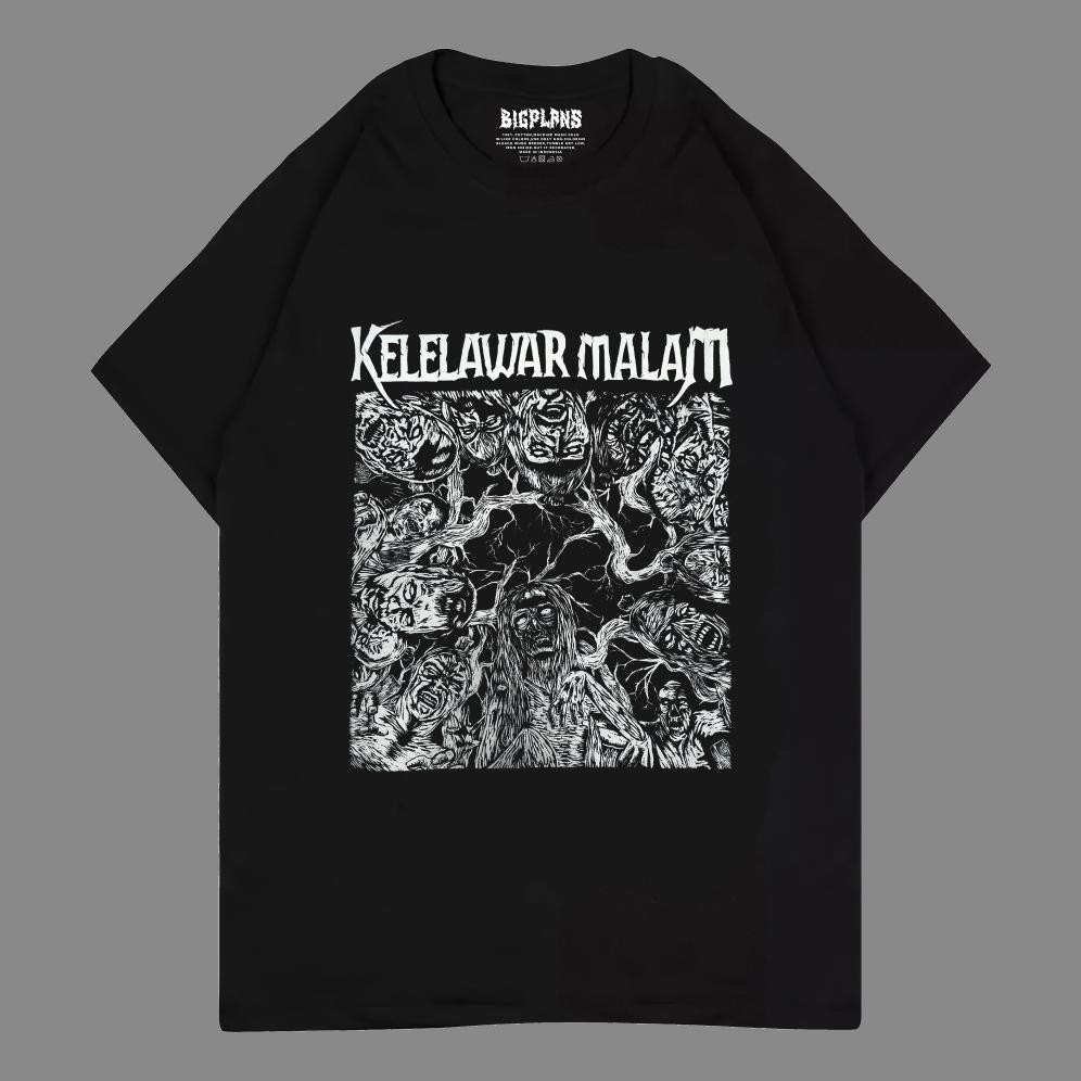 Promo Kelelawar Malam Akar Pohon Kaos Kelelawar Malam Kaos Band Kaos Musik Metal