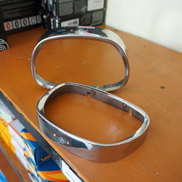 Ring Lampu Siem Chrome Vespa Super Sprint Stang Asbak Jenong Original Dan Terpercaya