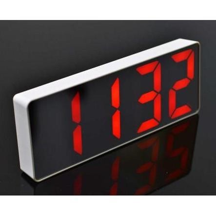 

Jam Meja Digital Led Weker Alarm Clock GH-0712 Red TL