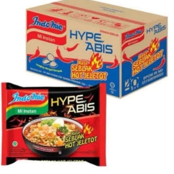 

[ 1 Dus ] Indomie Hypeabis Seblak hot jeletot isi 40 pcs Instan Makanan