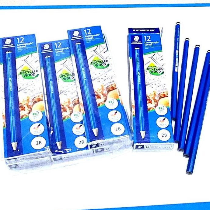 

Pensil 2B Staedtler Sekolah - Pensil Ujian Original per Lusin