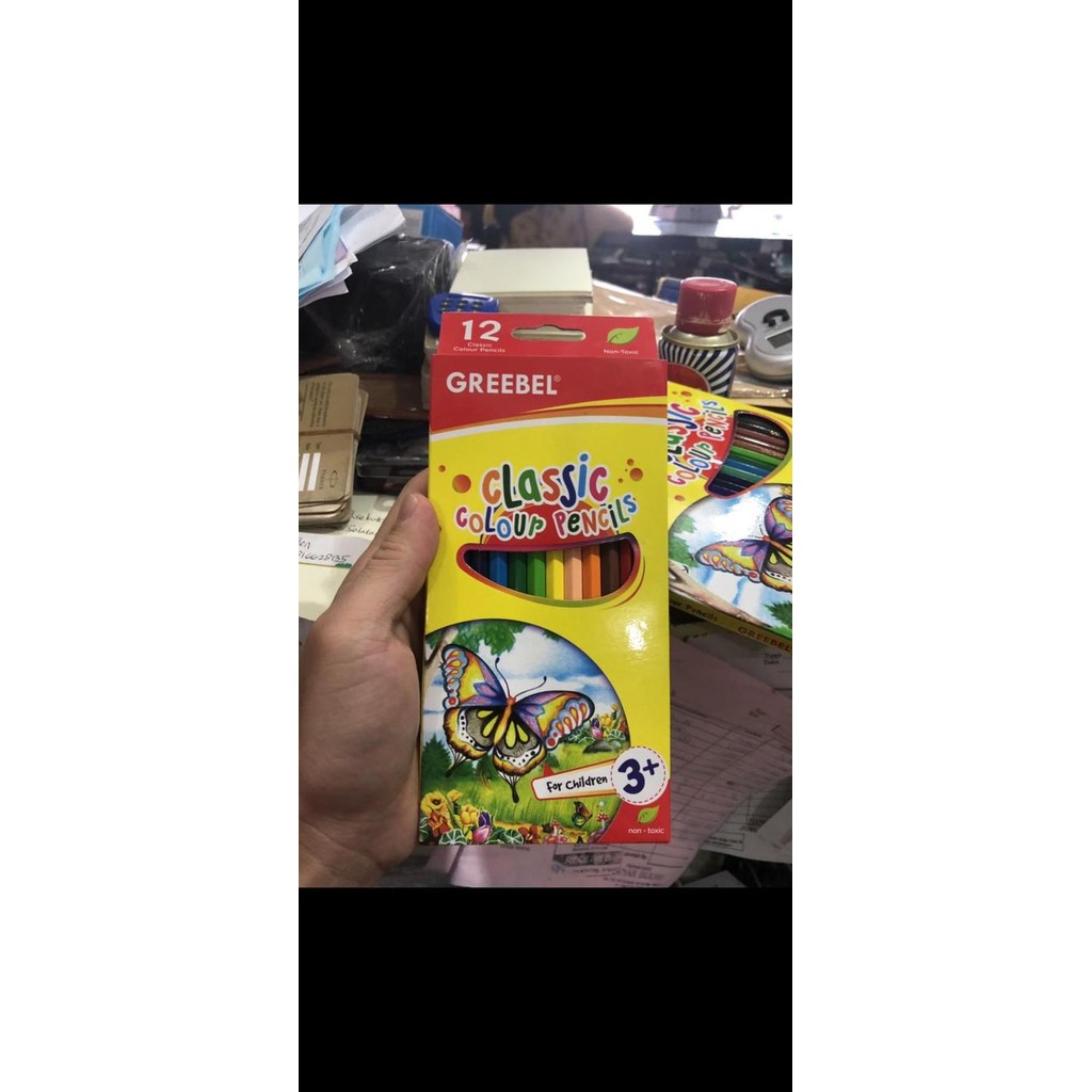 

Pensil Warna Greebel 12 Warna - Kemasan 2019 Pensil Gambar Anak