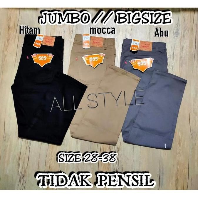 

Celana Panjang Pria Big Size Jumbo Bukan Model Pensil