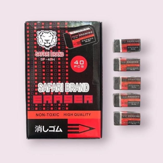 

Penghapus 4B Karet Pensil Warna Hitam Putih (1 Pack) - Stip Eraser Sketch & Menulis