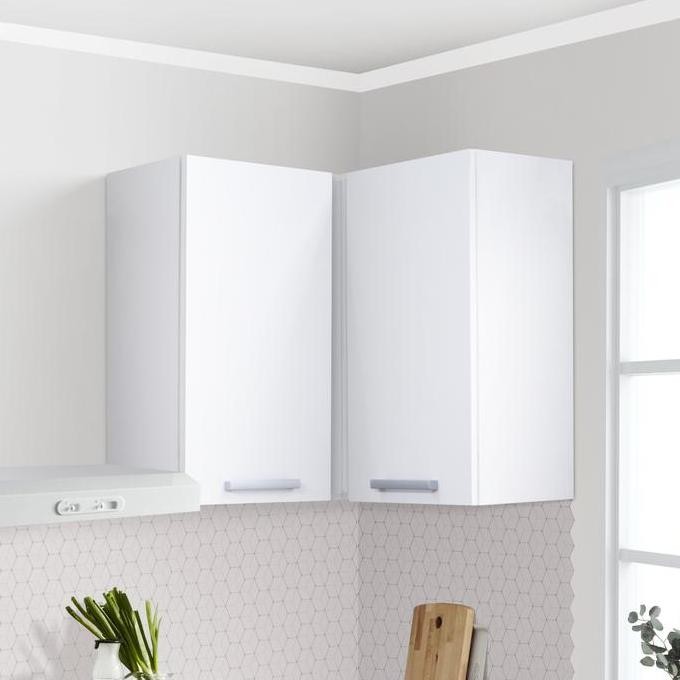 Idea Kitchen Set Lemari Dapur Putih Murah Modern Minimalis Sudut Atas