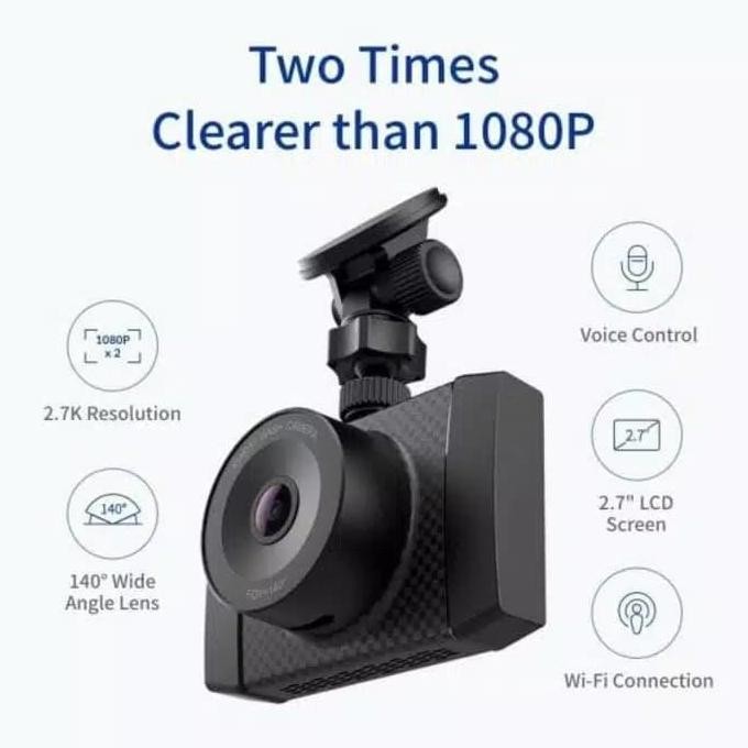 Xiaomi Yi Ultra Dash Camera Dashcam Resolution 2.7k