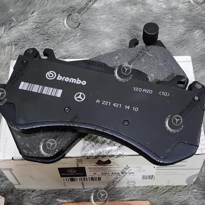 KAMPAS REM BRAKE PAD DEPAN W212 W218 CLS63 E63 C63 AMG MERCEDES BENZ