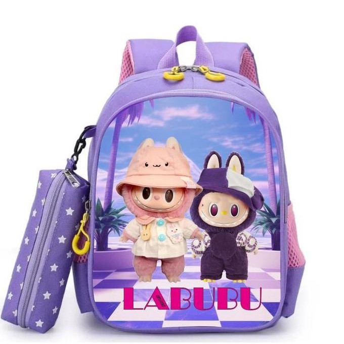 

Tas Ransel Anak PAUD TK Karakter LABUBU | Bonus Tempat Pensil Lucu