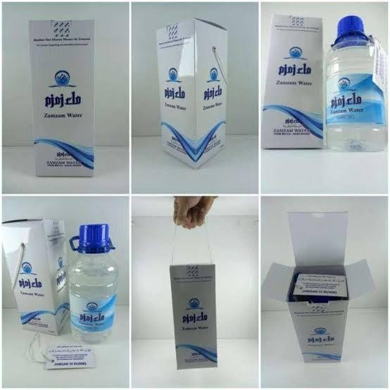 

Rkm Air Zamzam 1 Liter Zam Zam Asli Kemasan Premium Hadiah Gift