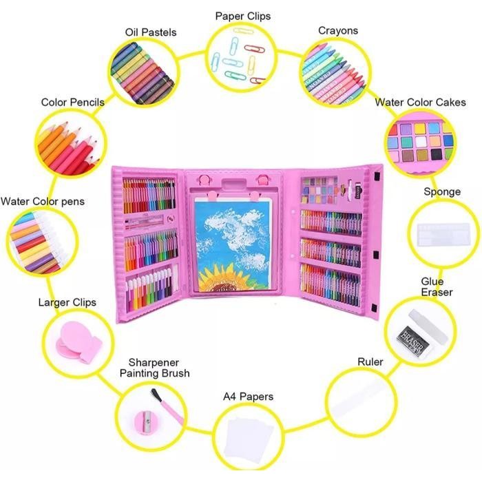 

EMS [capt] Perlengkapan Sekolah Set Crayon Melukis & Mewarnai Cocok Untuk Kado Hadiah - Super Mega Art Set Crayon Toys