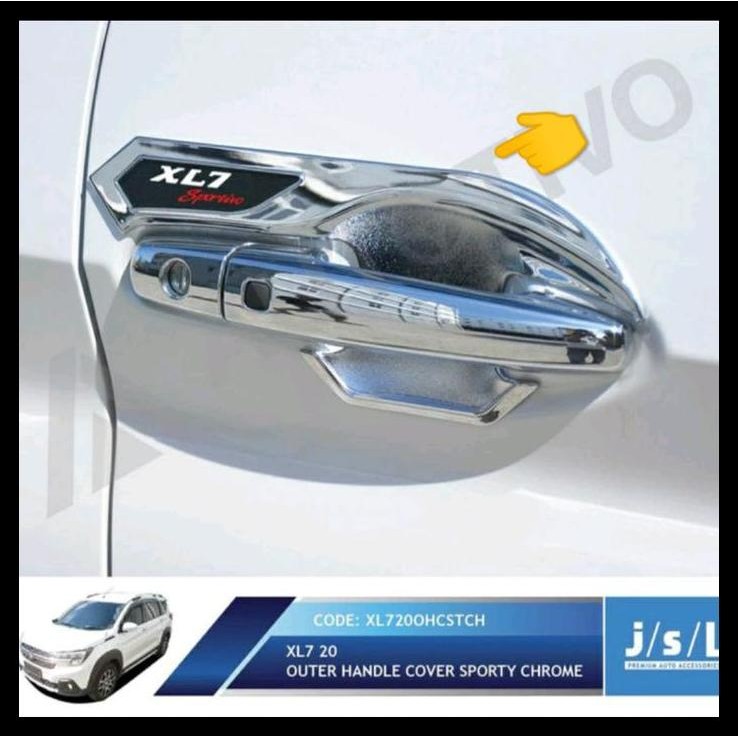 DISKON OUTER HANDLE COVER MANGKOK XL7 XL7 CHROME JSL 