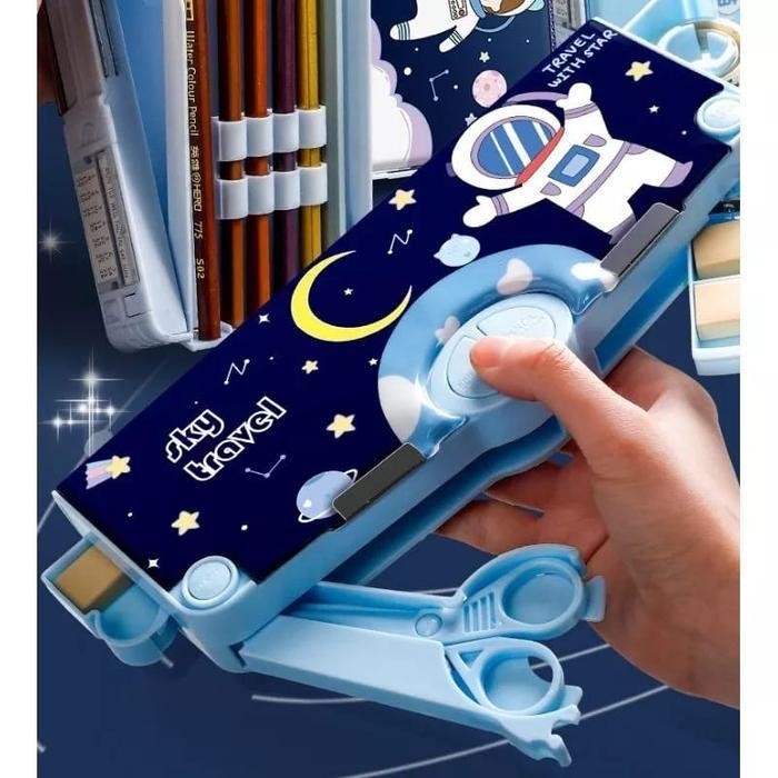 

EMS Kotak Pensil Anak Sekolah Tempat Pensil Anak Sekolah Water proof Multifungsi