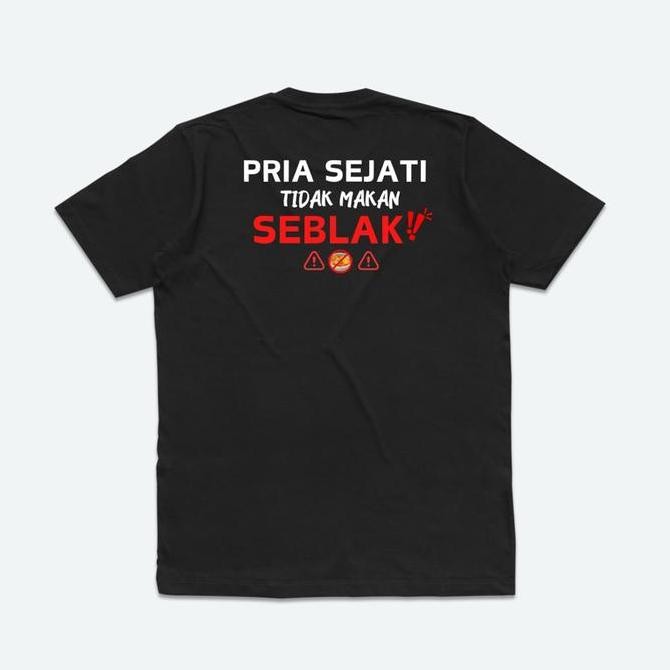 

Kaos Pria Sejati Tidak Makan Seblak -Tshirt - Pria - Wanita -Combed 24s - Nyaman