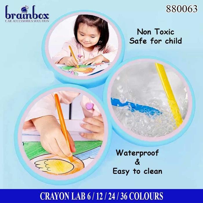 

EMS HIGH QUALITY Triangular Crayon Lab Non-Toxic Pensil Gambar Crayon