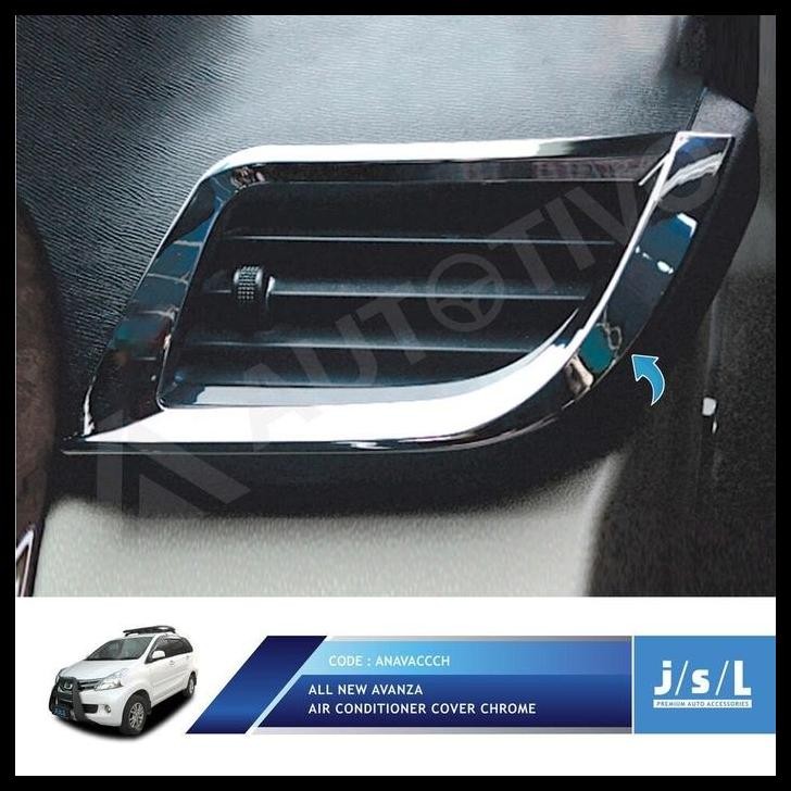 GRATIS ONGKIR RING CHROME AC ALL NEW AVANZA XENIA COVER CROM ORI JSL 