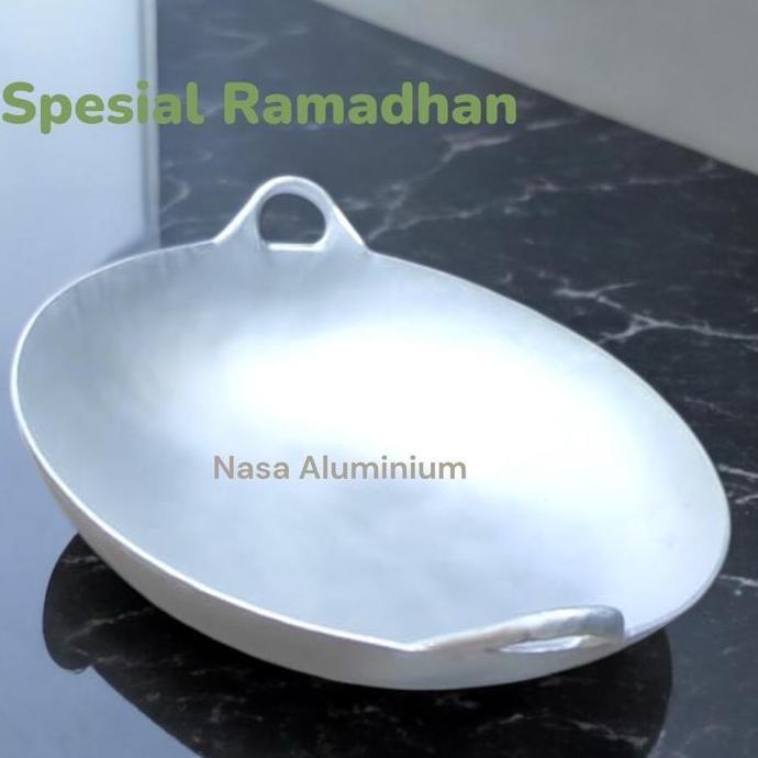 

wajan diameter 53cm ketebalan:3mili kitchenware Panci Perlengkapan aluminium murni wajan seblak