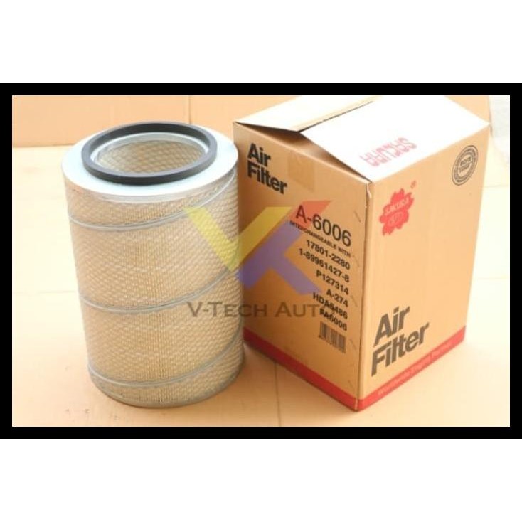 HOT DEAL AIR FILTER UDARA P182080 A6006 A-6006 SAKURA 