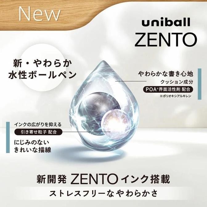 

Uni Uniball Zento Basic Model 0.38Mm 0.5Mm Gel Ink Pen Mitsubishi Uni-Ball Pulpen Ubn-Zs New Stok