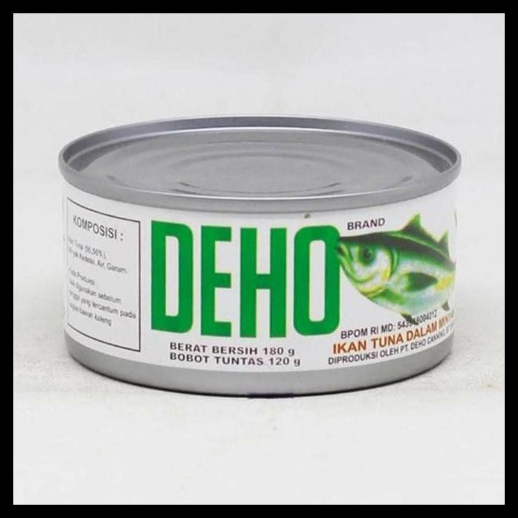 

TERMURAH DEHO TUNA KALENG 180GRAM !!