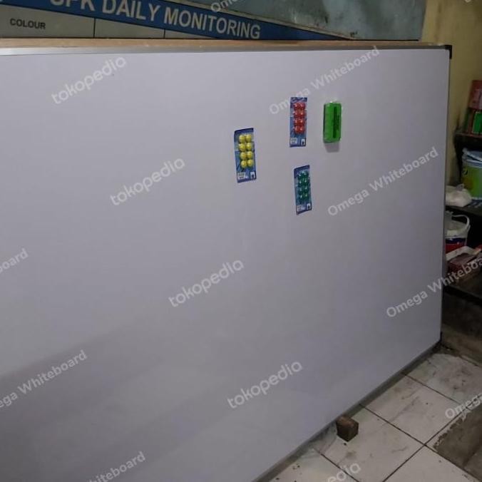 

Whiteboard Magnetik 90X120Cm New Stok