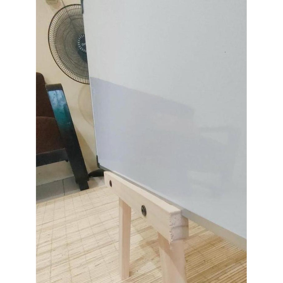 

Whiteboard Standing 60Cm,Papan Tulis White Board Anak,Penyangga Polos New Stok