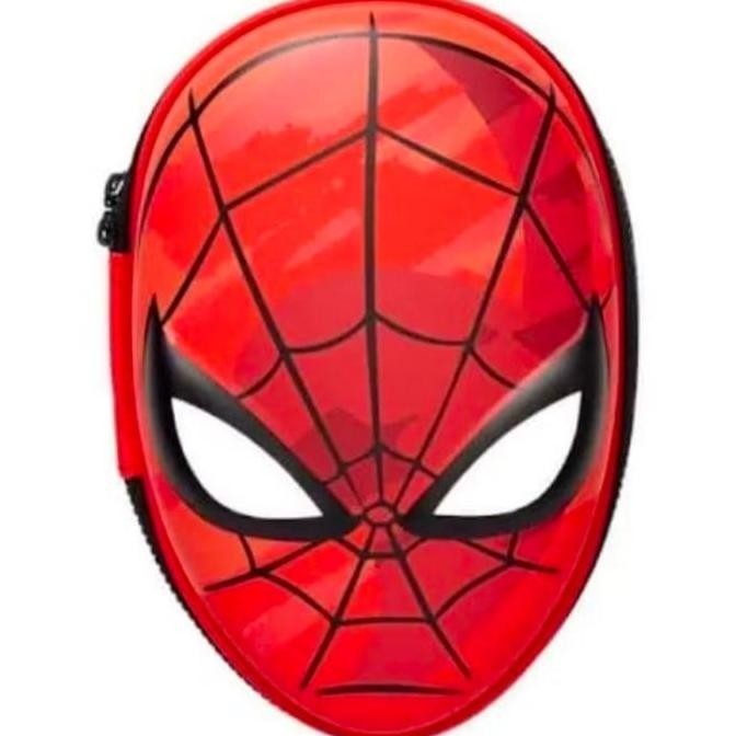 

Smiggle Spiderman Head Hard Pencil Case Kotak Pensil Spiderman Tempat Pensil New Stok