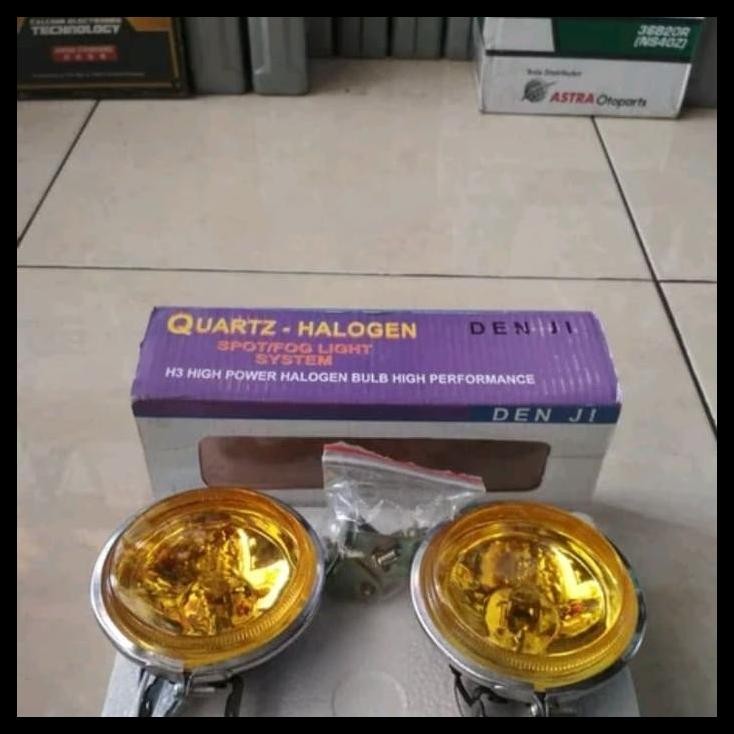 TERBARU FOG LAMP H3.12V.55 W WARNA KUNING BESAR 9 CM 