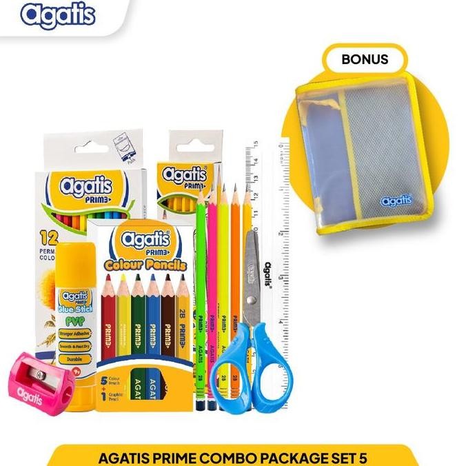 

Agatis Stationery - Prime Paket Alat Tulis Untuk Anak Paud/Tk Oil Pastel Crayon Pensil Yellow New Stok